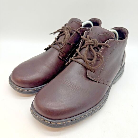 Dunham by New Balance Johnson Shoes Men\'s 8.5D Brown Leather Lace Up Chukka Boot main image 3